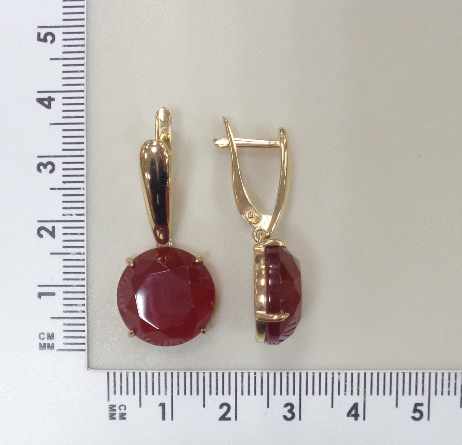 Серебряные серьги с агатами